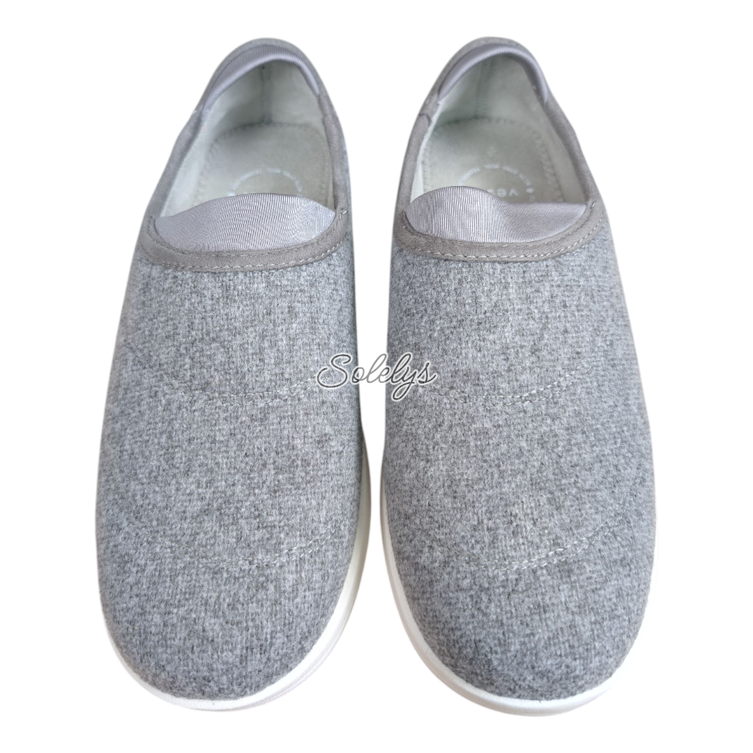 Vessi Sunday Womens Size 9 Slate Gray Waterproof Dyma-Wool Slip-On Slipper Shoe
